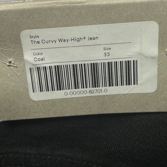 Everlane Curvy Way High Jeans - Coal Black 33 - Picture 12 of 12